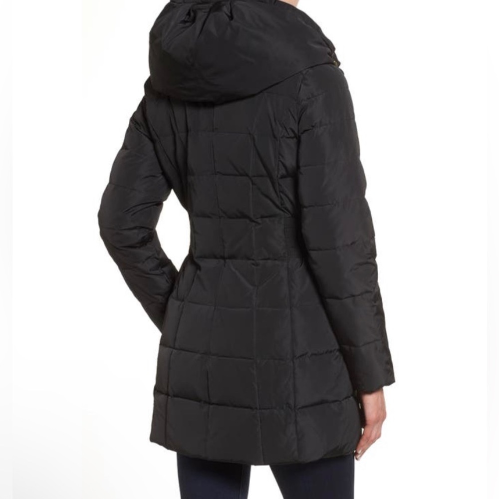 Cole Haan Signature Hooded Down and Feather Jacket - Picture 2 of 15